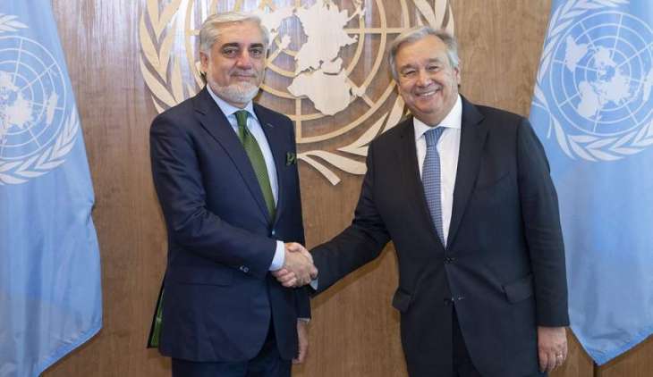 Afghan Chief Executive, UN Chief Meet at UNGA to Discuss Elections, Peace Process