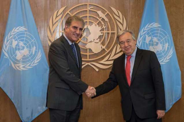 وزير الخارجية الباكستاني يحث أمين عام للأمم المتحدة على لعب دوره لتسوية نزاع كشمير