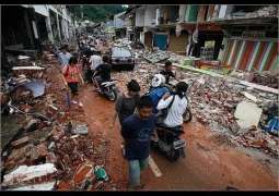 یصل عدد القتلي الي 1558 عبر الزلزال في اندونیسا