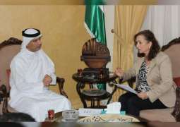 وزيرة الثقافة الأردنية تلتقي رئيس دائرة الثقافة بالشارقة