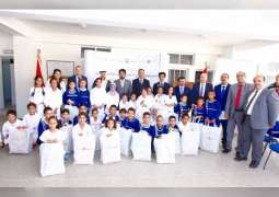 سفير الدولة يدشن مشروع توزيع الحقيبة المدرسية على الطلاب بالمغرب