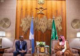 سمو ولي العهد يستعرض مع رئيس الوزراء الصومالي العلاقات الثنائية بين البلدين وسبل تطويرها والمستجدات الإقليمية