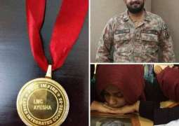 Martyred Major Ishaq’s wife completes army training