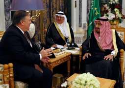 ولي العهد السعودي يلتقي وزير الخارجية الأمريكي