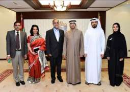 Human Resources and Emiratisation minister meets with Bahraini Ambassador