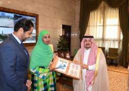 أمير منطقة الرياض يستقبل عمدة عاصمة جيبوتي