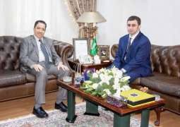 السفير السحلي يستقبل القائم بأعمال سفارة الإمارات في تركمانستان