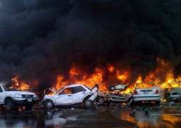 اعتقال الباکستاني بتھمة احراق 13 سیارة في دبي