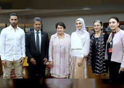 سفير الدولة يحضر افتتاح ركن الكتب العربية في أرمينيا