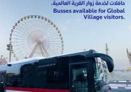 RTA operates four bus routes to serve Global Village visitors