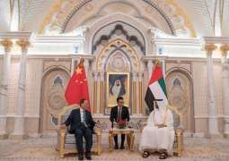 مقدمة 1 / محمد بن زايد ونائب الرئيس الصيني يبحثان علاقات التعاون بين البلدين