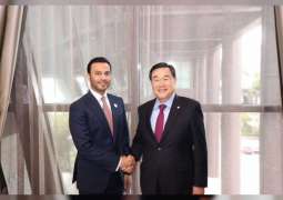 سفير الدولة في سيؤول يلتقي رئيس جمعية الصداقة البرلمانية الإماراتية - الكورية
