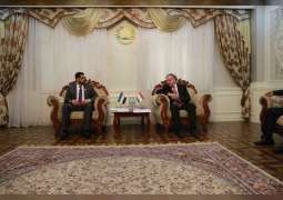 سفير الدولة يلتقي وزير خارجية طاجيكستان
