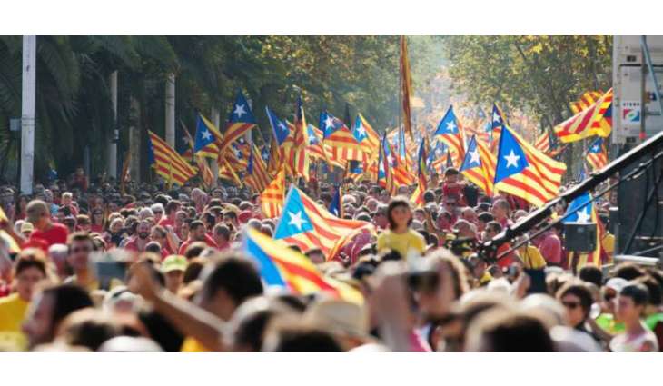 Pro-Catalan Independence Supporters Block Railroad to France - Movement