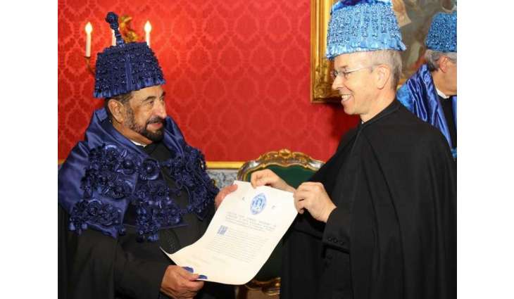 Sharjah Ruler receives an Honorary Doctorate from the University of Coimbra