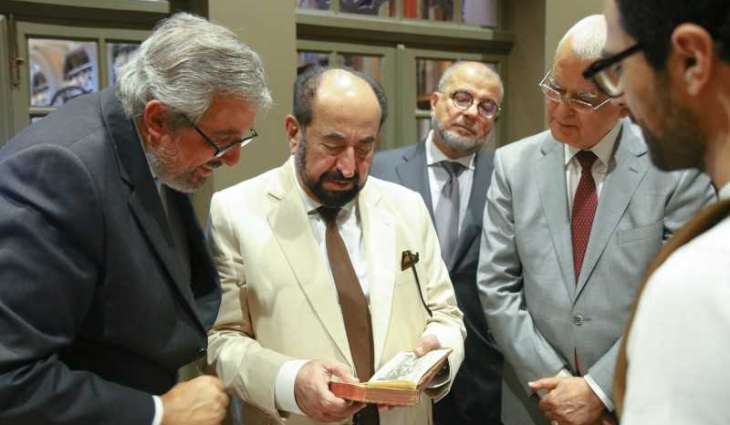 Sharjah Ruler visits Porto libraries in Portugal