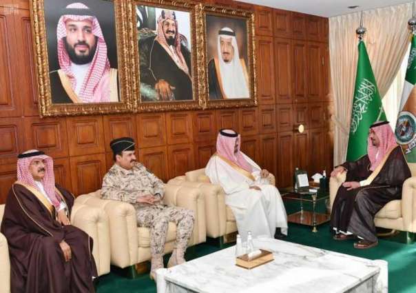 سمو وزير الحرس الوطني يستقبل سفير مملكة البحرين لدى المملكة