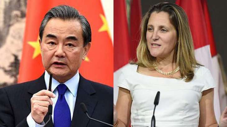 Chinese, Canadian Foreign Ministers Discuss Bilateral Ties, Trade in Phone Talks - Reports