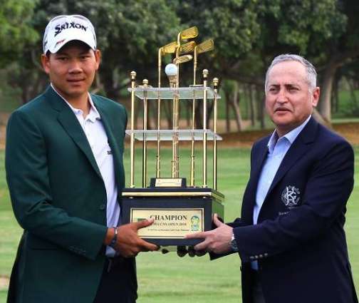 Mr Tirawat Kaewsiribandit Clinches Title Of Cns Open Asain Tour Golf Championship 2018
