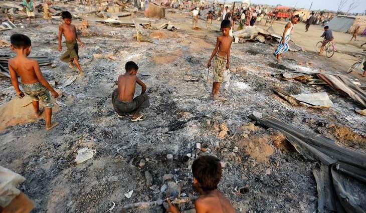 Fire in Refugee Camp Kills 6 Rohingyas in Myanmar's State of Rakhine - Fire Services
