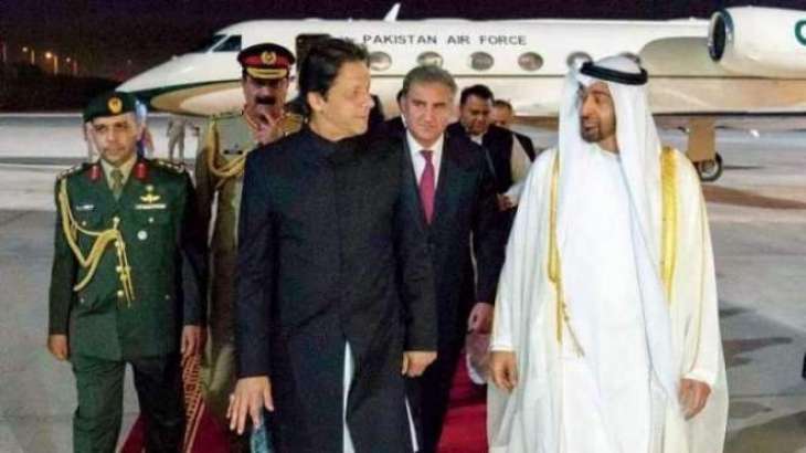 اماراتی ولی عہد نے پہلی وار پاکستان آن دا اعلان کر دتا
وزیر اعظم ولوں ولی عہد نوں دورے دی دعوت دتی گئی، جو اوہناں نے قبول کرلی