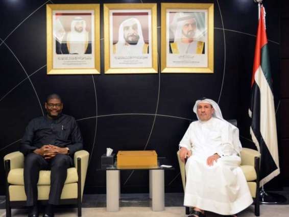 مدير مكتب وزارة الخارجية في دبي يستقبل وزيراً ليبيرياً