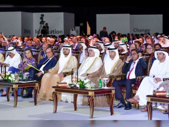 مكتوم بن محمد يشهد انطلاق فعاليات الدورة الخامسة للقمة العالمية للاقتصاد الأخضر 2018