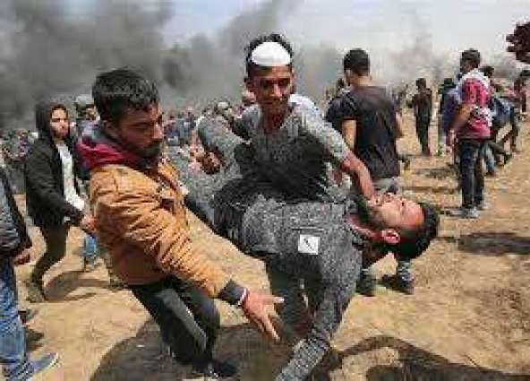 شهيد واصابة العشرات برصاص الاحتلال الاسرائيلي شمال غزة
