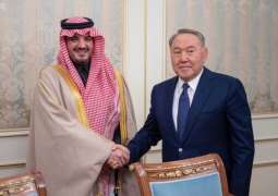 رئيس جمهورية كازاخستان يستقبل سمو وزير الداخلية