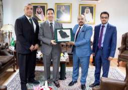سفير المملكة لدى تركمانستان يستقبل بعثة المنتخب السعودي لرفع الأثقال