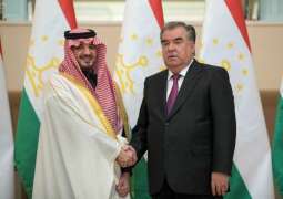 رئيس جمهورية طاجيكستان يستقبل سمو وزير الداخلية