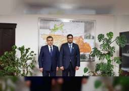 سفير الدولة يلتقي النائب الأول لوزير الطاقة والمياه في طاجيكستان