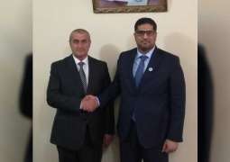 سفير الدولة يلتقي وزير الزراعة في طاجيكستان