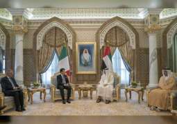 <span>محمد بن زايد ورئيس وزراء إيطاليا يبحثان علاقات البلدين والتطورات الإقليمية</span>