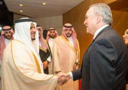 نائب أمير منطقة الرياض يشرف حفل سفارة البرازيل