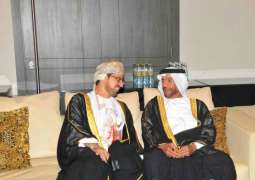 <span>سرور بن محمد وعبدالله بن زايد يحضران حفل سفارة عمان بمناسبة العيد الوطني الـ 48 للسلطنة</span>