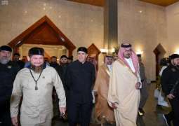 الرئيس الشيشاني يصل إلى المدينة المنورة
