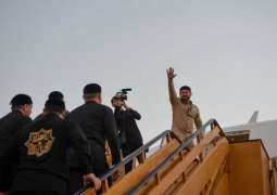 الرئيس الشيشاني يغادر المدينة المنورة