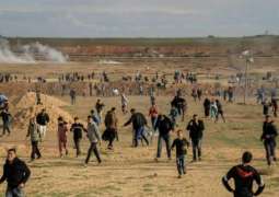إصابة 25 فلسطينيا بر صاص الاحتلال الاسرائيلي في غزة