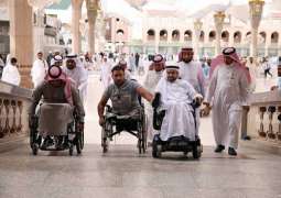 رئاسة المسجد النبوي تنظم جولة ميدانية لفريق جمعية طيبة للإعاقة الحركية