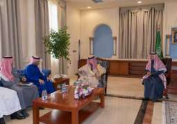 الأمير بدر بن سلطان يستقبل الرئيس التنفيذي لبرنامج تطوير وزارة الداخلية