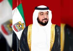 <span>رئيس الدولة يجدد مساندة الإمارات لكفاح الشعب الفلسطيني حتى تقرير مصيره و نيل استقلاله</span>