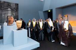 افتتاح معرض روائع آثار المملكة في متحف اللوفر بأبوظبي