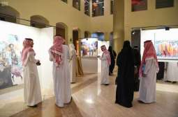 وكالة وزارة الإعلام للشؤون الثقافية تنظم معرض الفن السعودي المعاصر