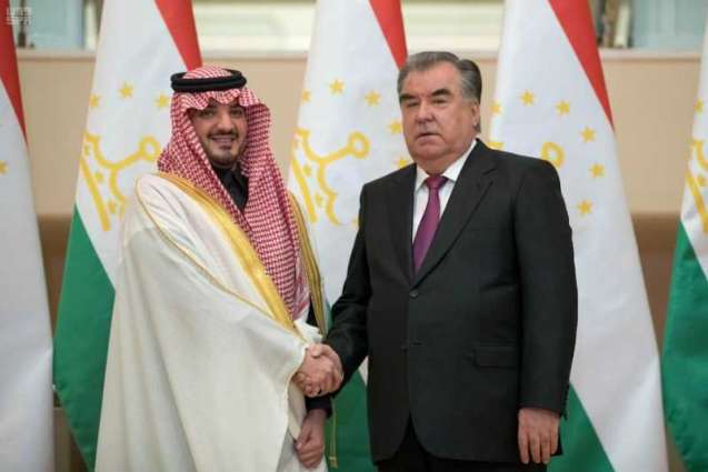رئيس جمهورية طاجيكستان يستقبل سمو وزير الداخلية