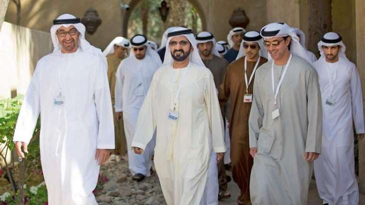 Hazza bin Zayed hails Mohammed bin Rashid, Mohamed bin Zayed for receiving KhalifaSat team