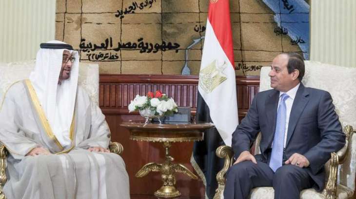 Egyptian President receives Hamed bin Zayed in Sharm El Sheikh