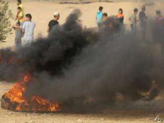 جرحى فلسطينيون برصاص الإحتلال خلال مسيرات 