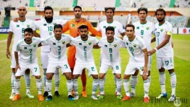 منتخب باکستان لکرة القدم خسر أمام منتخب فلسطین في مبارة حبیة بنتیجة 2-1