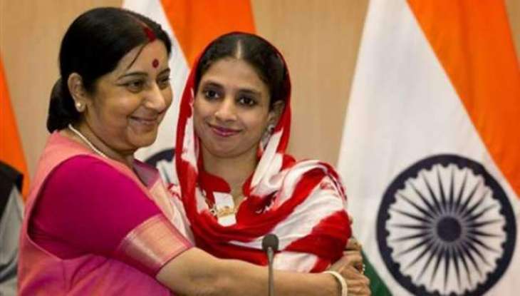 پاکستان وچ پلن والی بھارتی کُڑی گیتا نوں اجے تیکر ماں پیو نہ مل سکے
 گیتا ویاہ دی عمر نوں اپڑ گئی اے، اسیں اوہدے ویاہ دی کوشش وی کر رہے آں: بھارتی وزیر خارجا